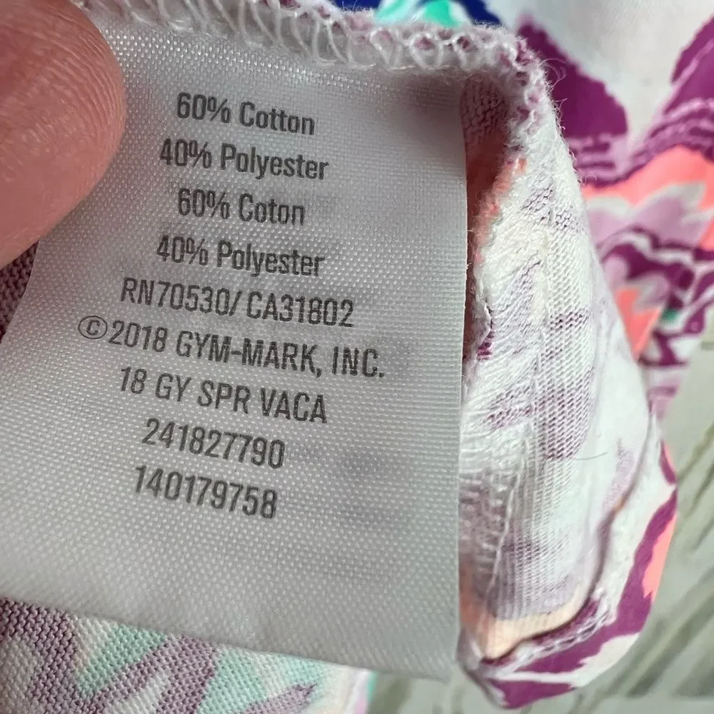Gymboree Colorful Medallion Sleeveless Handkerchief Hem Dress Girls 14